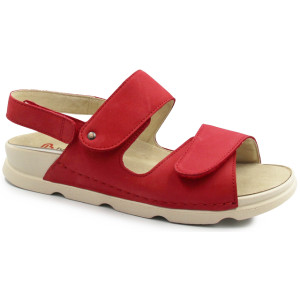 Damskie Sandały Czerwone Berkemann Donetta 04500-234