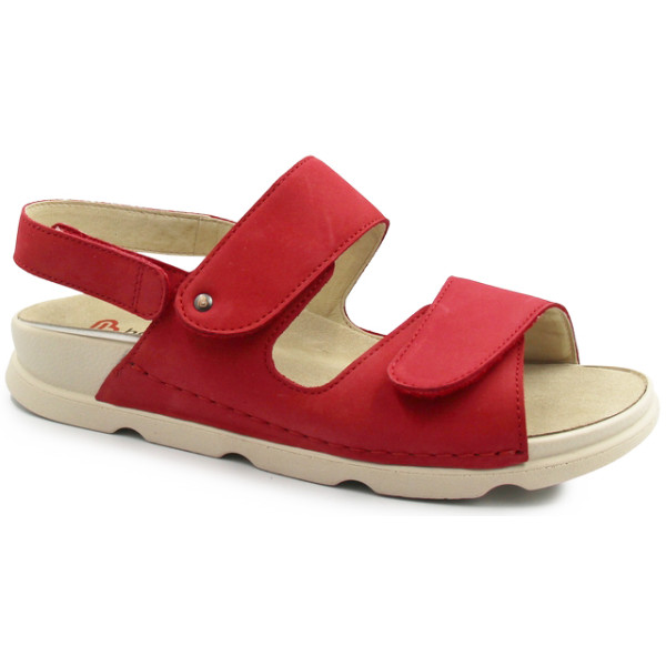 Damskie Sandały Czerwone Berkemann Donetta 04500-234