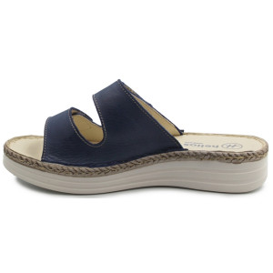 Klapki Dla Kobiet Na Lato Do Pracy Helios 122 Granat