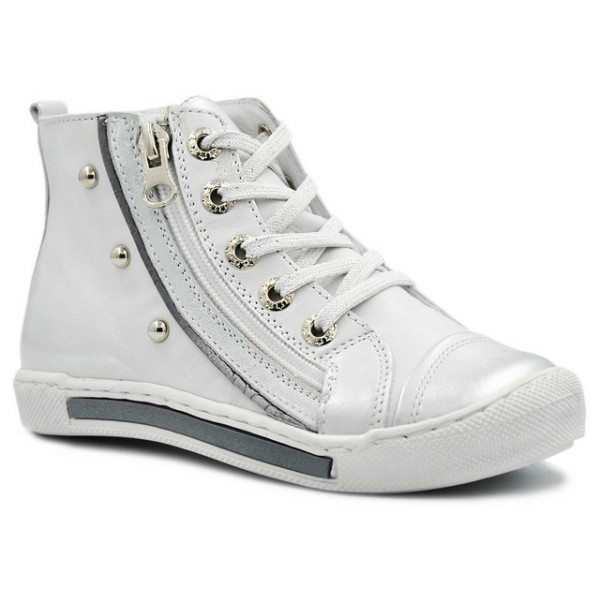 Trzewiki dla dziewczynek na jesień srebrne Dawid 1319