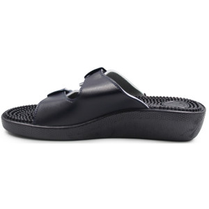 Masujące Klapki Damskie Do Pracy Fakirki 03/C2F Blue SILVA