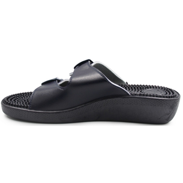 Masujące Klapki Damskie Do Pracy Fakirki 03/C2F Blue SILVA