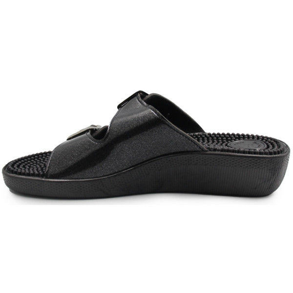 Klapki Damskie Fakirki 03/C2F Glitter Nero SILVA