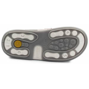 Skórzane wysokie sandały dla dziewczynek na lato na rzepy MEMO IRIS