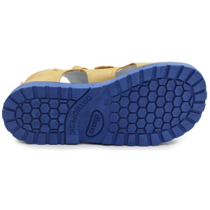 Sandały profilaktyczne dla chłopca ze skóry naturalnej Kornecki OR 103 rudy