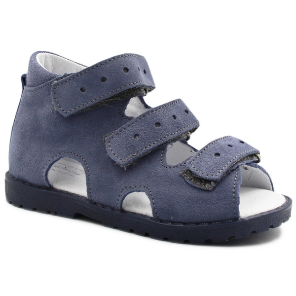 Kapcie ortopedyczne dla chłopca z obcasem Thomasa Kornecki OR 03