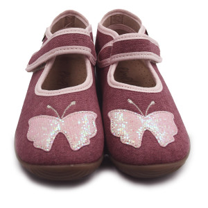 Papcie Dla Dziewczynki z Motylkiem Emel ek 4000C-2