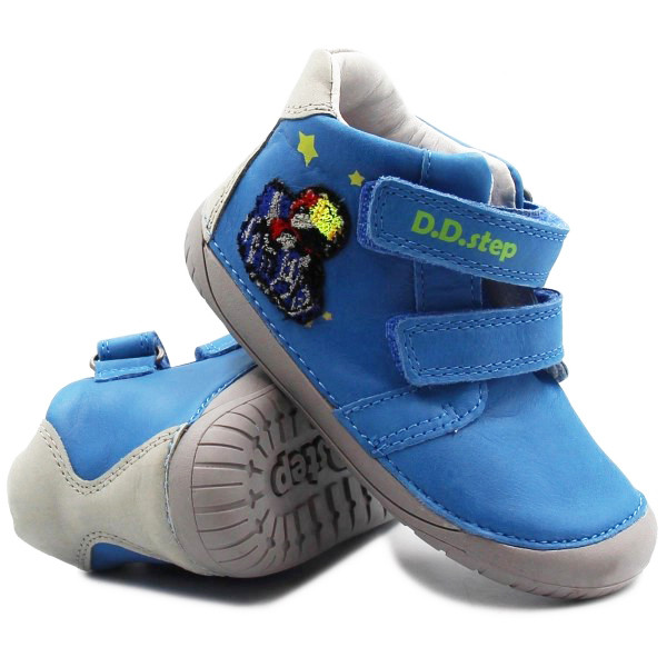 Buty Dla Chłopca Na Wiosnę Niebieskie DD STEP 070-974a