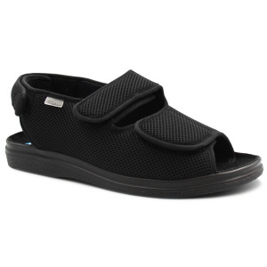 Wygodne miękkie sandały dla seniora na szerokie stopy Befado DR ORTO 676M007