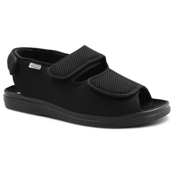 Wygodne miękkie sandały dla seniora na szerokie stopy Befado DR ORTO 676M007