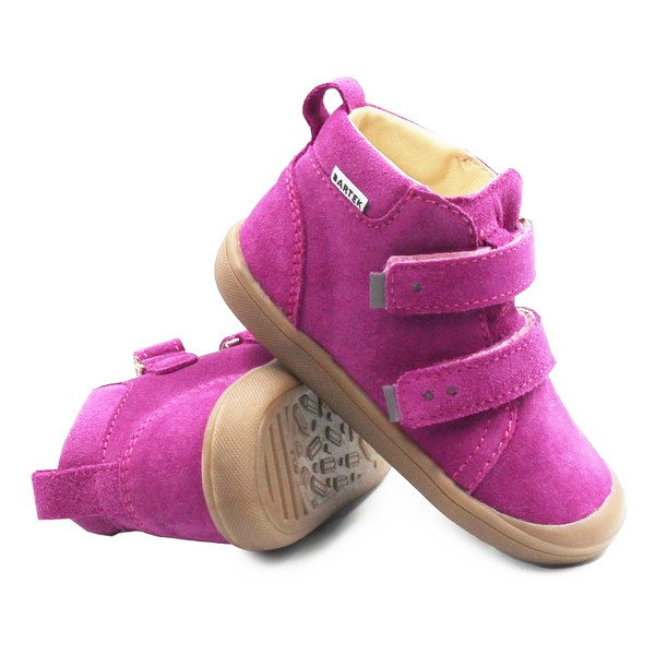 Jesienne Buty Dla Dziewczynki Na Rzep z Elastyczną Podeszwą Barefoot Bartek 11025133