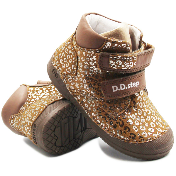 Buty Na Wiosnę Dla Dziewczynki Panterka DD STEP 038-598a