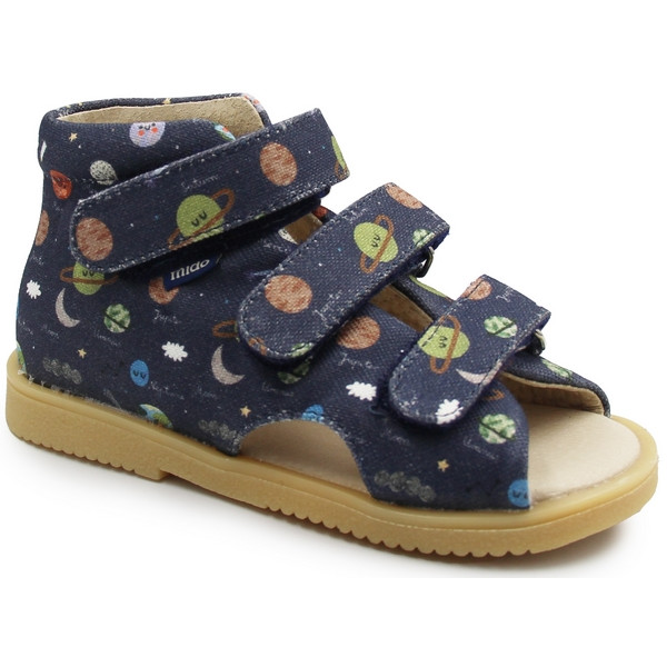 Kapcie Do Szkoły i Przedszkola Dla Chłopca Mido 816 Space Kosmos