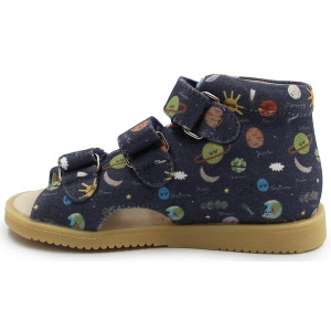 Kapcie Do Szkoły i Przedszkola Dla Chłopca Mido 816 Space Kosmos