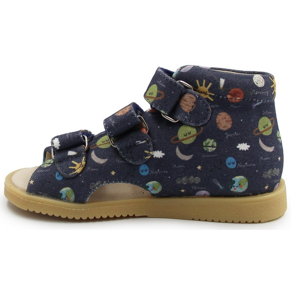 Kapcie Do Szkoły i Przedszkola Dla Chłopca Mido 816 Space Kosmos