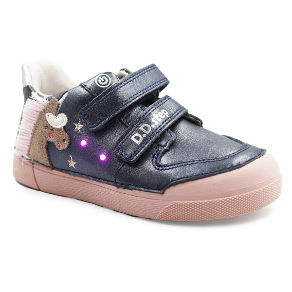 Buty Na Jesień Dla Dziewczynki LED DD STEP S068-42893M