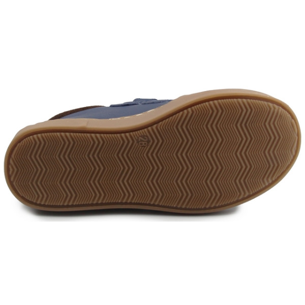 Buty Dla Chłopca na Jesień Skórzane Trzewiki Ameko teo-granatowy