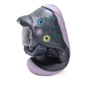 Buty Na Jesień Dla Dziewczynki Kwiatuszki BAREFOOT DD STEP S070-42771AQ
