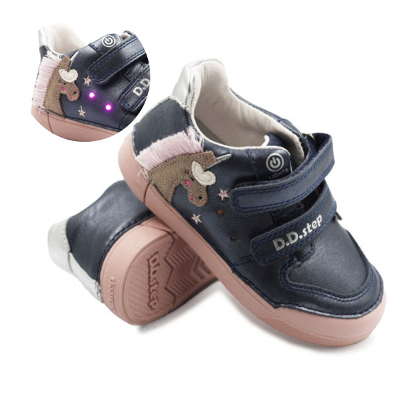 Buty Na Wiosnę Dla Dziewczynki LED DD STEP S068-42893M