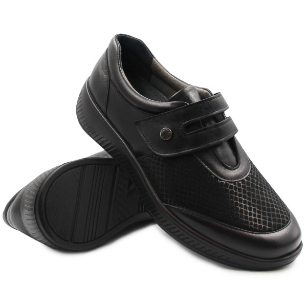 Damskie Buty Na Wiosnę Skórzane Comfortabel 940391-01