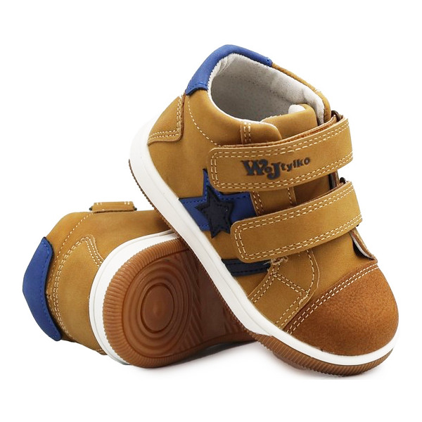 Buty Dla Chłopca Na Wiosnę Sportowe Wojtyłko 1t25052 Brąz