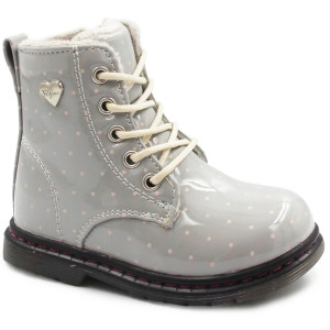 Kozaczki Dla Dziewczynek Na Jesień i Zimę Wojtyłko 1z21006s Popiel