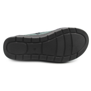 Ocieplone Buty Damskie Na Zimę Sznurowane Helios 553 Zielony