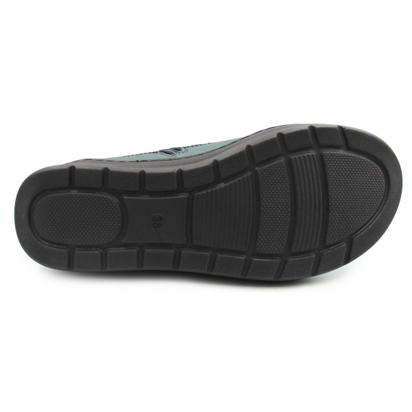 Ocieplone Buty Damskie Na Zimę Sznurowane Helios 553 Zielony