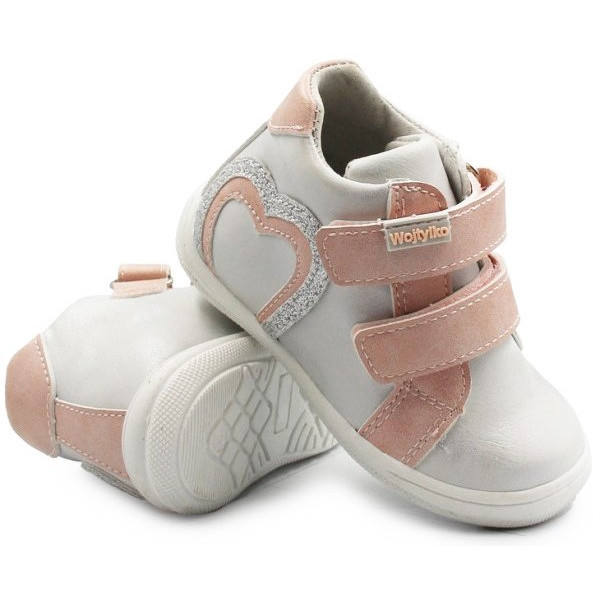 Buty Na Wiosnę Dla Dziewczynki Wojtyłko 1t24386 Srebrny