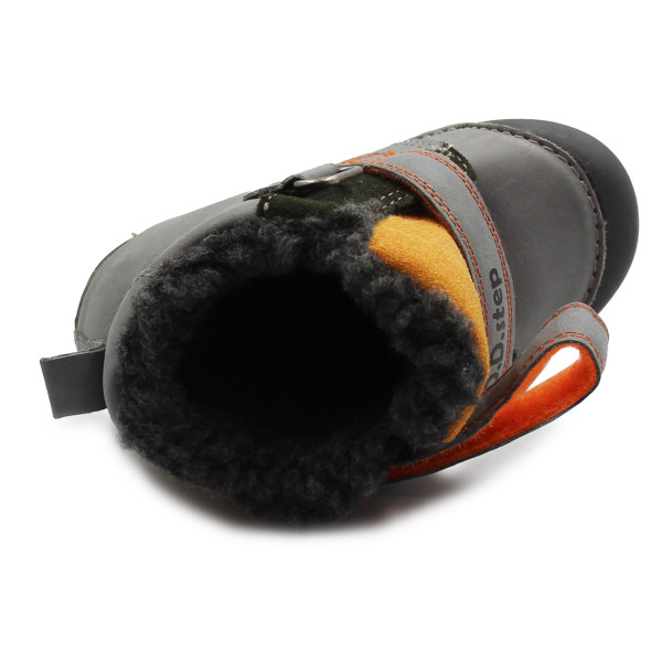 Buty Zimowe Dla Chłopca Ocieplane Na Rzep DD STEP W066-42218BT