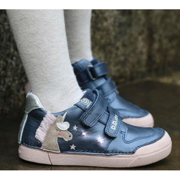 Buty Na Jesień Dla Dziewczynki LED DD STEP S068-42893M