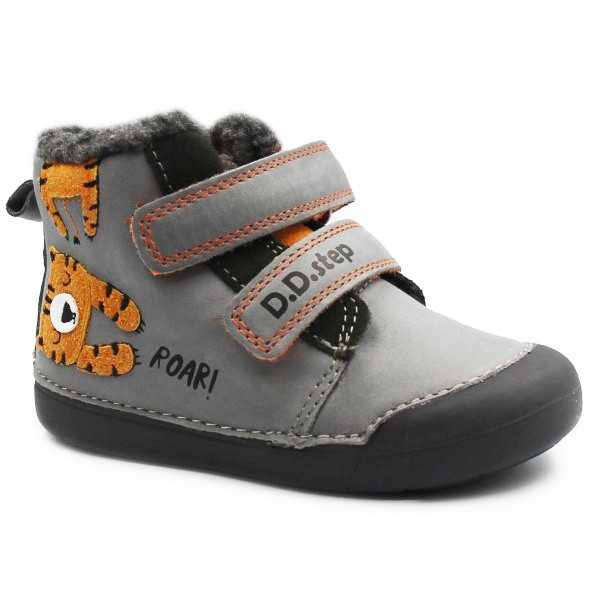 Buty Zimowe Dla Chłopca Ocieplane Na Rzep DD STEP W066-42218BT