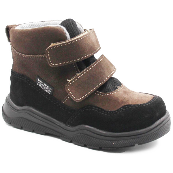 Buty Dla Chłopca Na Jesień Na Rzep Ocieplane Membrana Mido 22-33 32-33 Taupe