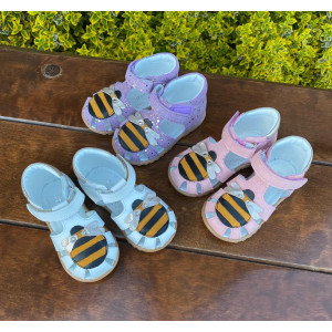 Buty Na Lato Dla Dziewczynki Sandały Ameko a6 Bee-Lilac