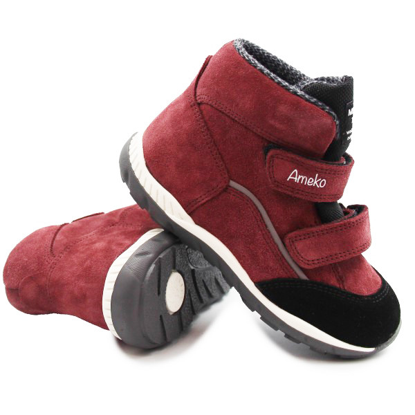 Buty Dziecięce Na Jesień Lekko Ocieplane  + Wkładka Ameko Woody-Ruby