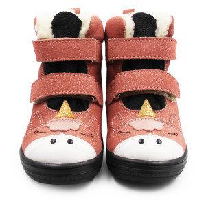 Buty Na Zimę Dla Dziewczynki z Jednorożcem Mido 22-27 Salomon Brokat