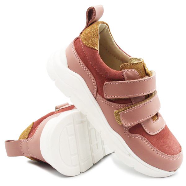 Półbuty na Wiosnę Dziewczęce Sportowe Mido 20-51 30-51 Salmon