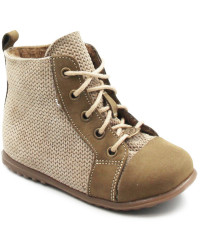 Trzewiki ocieplane dla dziewczynek do nauki chodzenia Emel EY 1428C-1