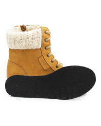 Młodzieżowe Trzewiki Ocieplane Ze Skóry Naturalnej Emel ev 2526