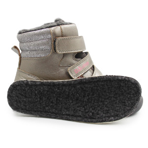 Dziewczęce Buty Zimowe Ocieplane Barefoot Młodzieżowe Zimowe DD STEP W063-4274CL