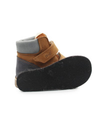 Trzewiki ocieplane dla chłopca do nauki chodzenia na zimę Emel ev2723-11