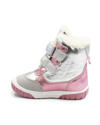 Śniegowce Dla Dziewczynki z Jednorożcem Srebrny Róż Wojtyłko 1ZŚ26116