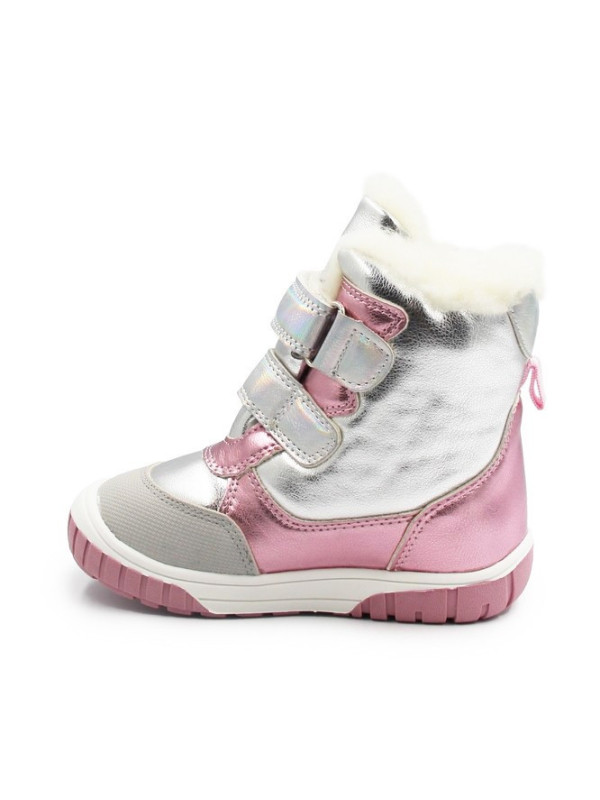 Śniegowce Dla Dziewczynki z Jednorożcem Srebrny Róż Wojtyłko 1ZŚ26116