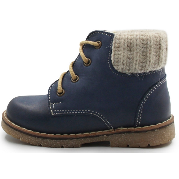 Buty Na Jesień Zimę Ocieplane Kozaki Sweterkowe Emel e 2540a-6