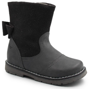 Kozaki dla dziewczynki na zimę ocieplane Emel e 2443b-1