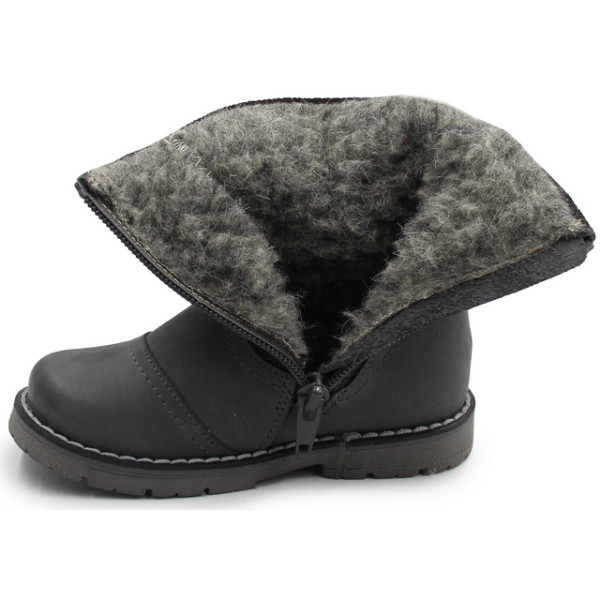 Kozaki dla dziewczynki na zimę ocieplane Emel e 2443b-1