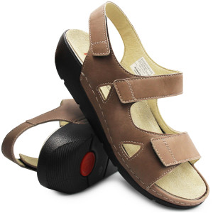 Sandały Damskie Skórzane...