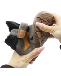 Buty Dla Chłopca z Membraną Barefoot TE-POR Ameko Everest Stone