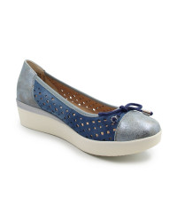 Baleriny Na Koturnie Damskie Na Wiosnę Lato Grunland sc1784 Auge Scarpe Donna Jeans