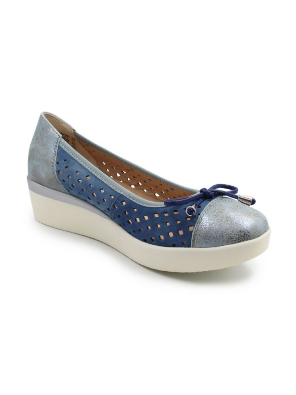 Baleriny Na Koturnie Damskie Na Wiosnę Lato Grunland sc1784 Auge Scarpe Donna Jeans